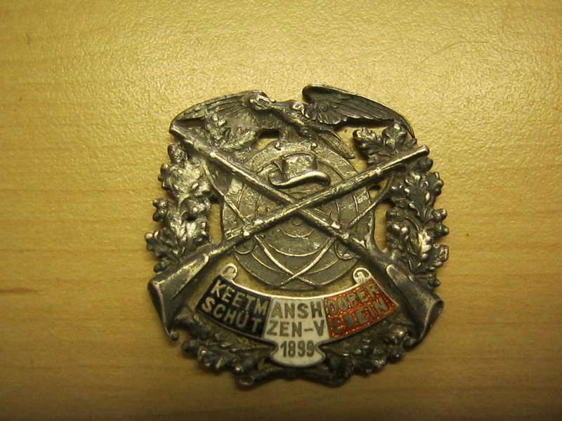 1899 German SWA Keetmanshoop shooting federation badge.